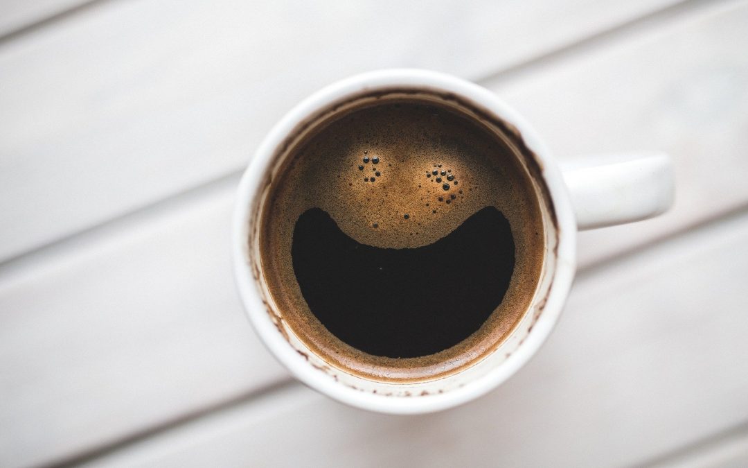 Coffee Cup with Smiley Face