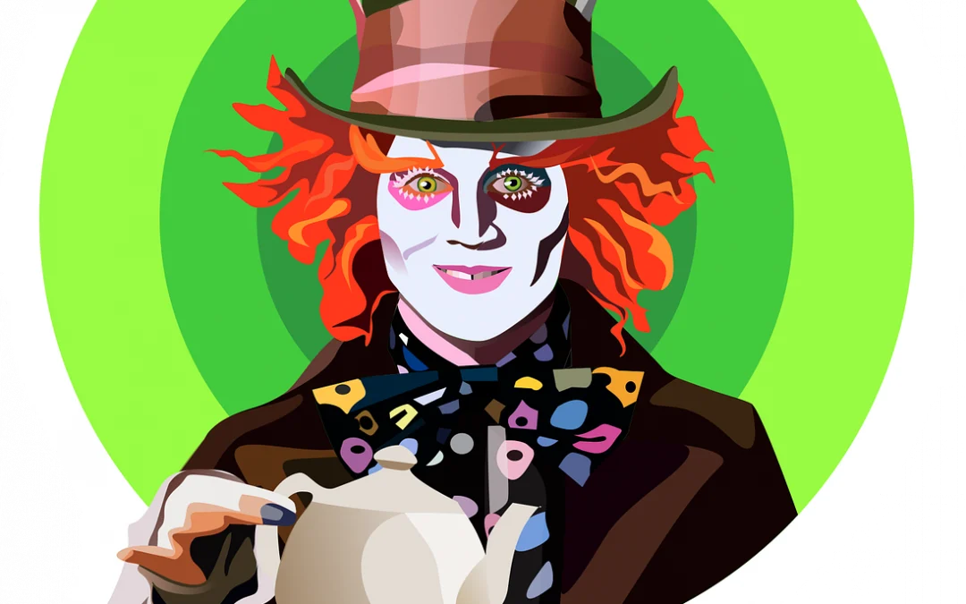 Johnny Depp Mad Hatter Vector